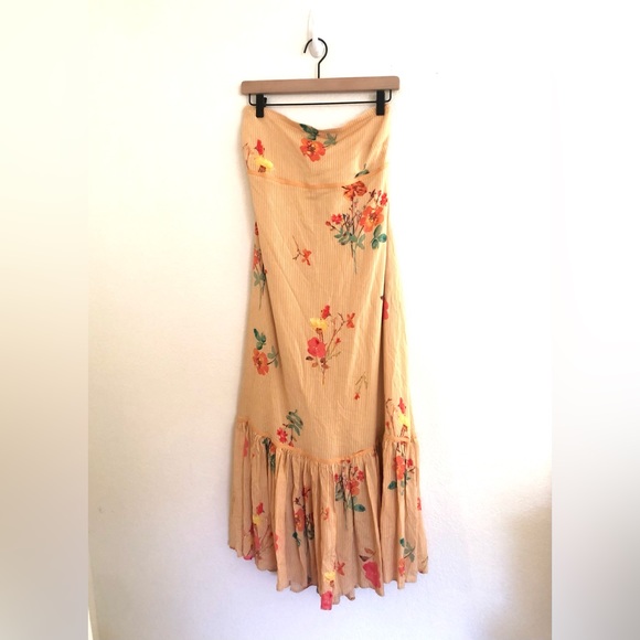 Free People Rosie Posie MIDI Dress Large - Picture 4 of 8